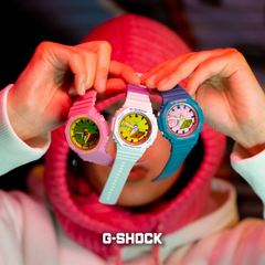 CASIO G‑SHOCK GMA‑S2100BS‑7ADR Women’s Analog‑Digital Watch – Slim Carbon Core Guard, Translucent Multi‑Color Accents, 200M Water Resistant