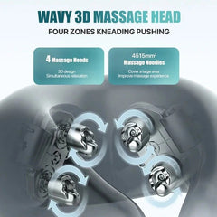 Philips PPM3304 Shoulder & Neck Massager – 4‑Node Kneading + 42 °C Hot Compress, Cordless, USB‑C, Ergonomic Wraparound Design