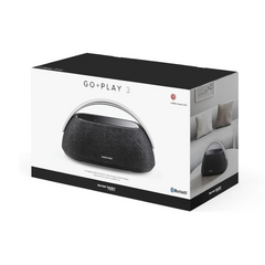 Harman Kardon Go + Play 3 Portable Bluetooth Speaker – 160 W RMS, 3‑Way Stereo, Auto Self‑Tuning, Built‑In Battery, Carry‑Handle Design
