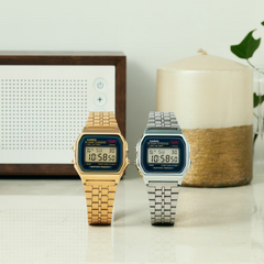 Casio A159W-N1DF Classic Digital Watch – Retro Stainless Steel, LED, Waterproof