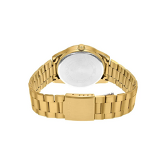 CASIO MTP-VD03G Series Standard Analog Men’s Watch – Gold Stainless Steel Case & Band, Date Display, Quartz Movement, 50M Water Resistance, Mineral Glass – Men’s Luxury Classic Watch