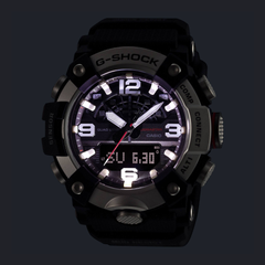 CASIO G-SHOCK GG-B100XMB-1ADR MUDMASTER Analog Digital Men's Watch Black Ion Plated Bezel Bluetooth Quad Sensor 200M Water Resistant