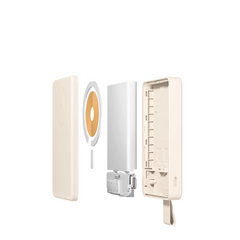 XIAOMI Magnetic Power Bank 6000mAh – Snap-On Wireless Charger, USB-C Fast Charging, Ultra-Slim Portable Battery Pack, MagSafe-Compatible for iPhone & Android