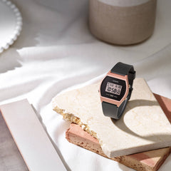 CASIO LW-204 Series Women’s Digital Watch – Slim Resin Case, LED Light, Stopwatch, Alarm, Water Resistant, Lightweight Classic Design