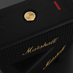 Marshall Emberton II Compact Portable Bluetooth Speaker – True Stereophonic 360° Sound, 30+ Hour Battery, IP67 Waterproof & Dustproof, Stack Mode, USB-C Fast Charging