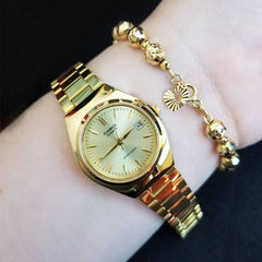 CASIO LTP-1170N-9ARDF Women's Analog Watch – Gold-Tone Stainless Steel with Brown Dial, Elegant & Classic Design