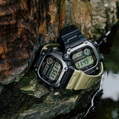 CASIO DW-291HX-1AVDF Digital Watch – Rugged Resin Case, Super Illuminator, 200M Water Resistant, Stopwatch, Countdown Timer, Shock Resistant Design