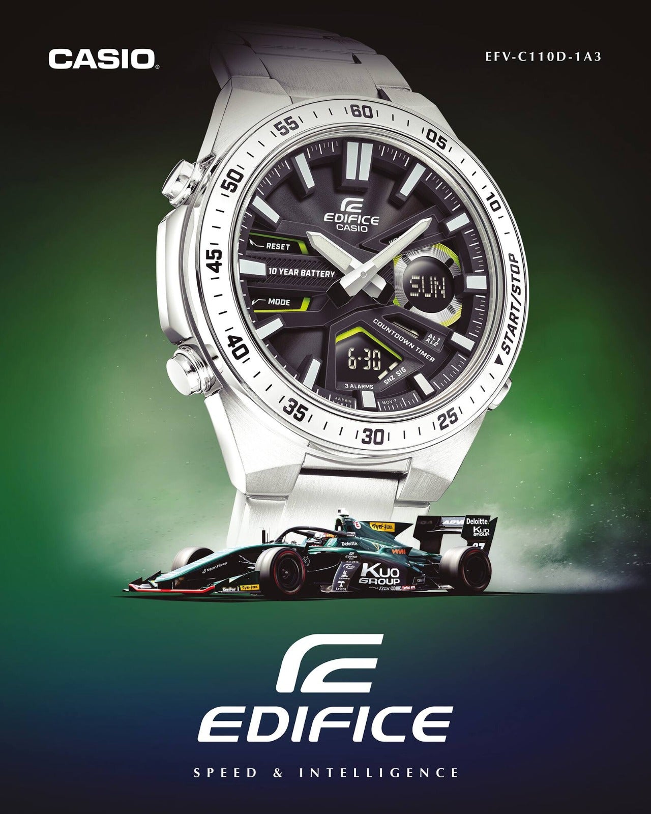 CASIO EDIFICE EFV-C110D-1A3VDF MODEL WATCHES - THE HAPPY BUY