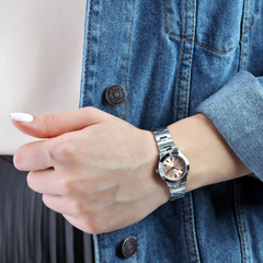 CASIO LTP-1241D Women’s Analog Watch – Stainless Steel Band, Elegant Dial, Date Display, Quartz Movement, Water Resistant