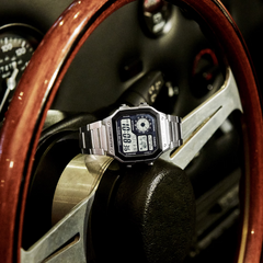 CASIO AE-1200WHD-1AVDF Digital Watch – Multi-Function, Water-Resistant, Stainless Steel Band