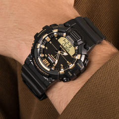 CASIO HDC-700-9AVDF Analog-Digital Watch – Sporty Design with Dual Time Display, Durable Resin Band, Water-Resistant