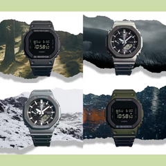 CASIO G-SHOCK DW-5610UU-3DR – Olive Green Square, Shock Resistant, 200M Water Resistant, LED Backlight, Stopwatch, Countdown, Alarms