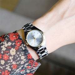 CASIO LTP-1170G-7ARDF Women's Analog Watch – Stainless Steel with White Dial & Gold-Tone Accents, Elegant & Timeless Design