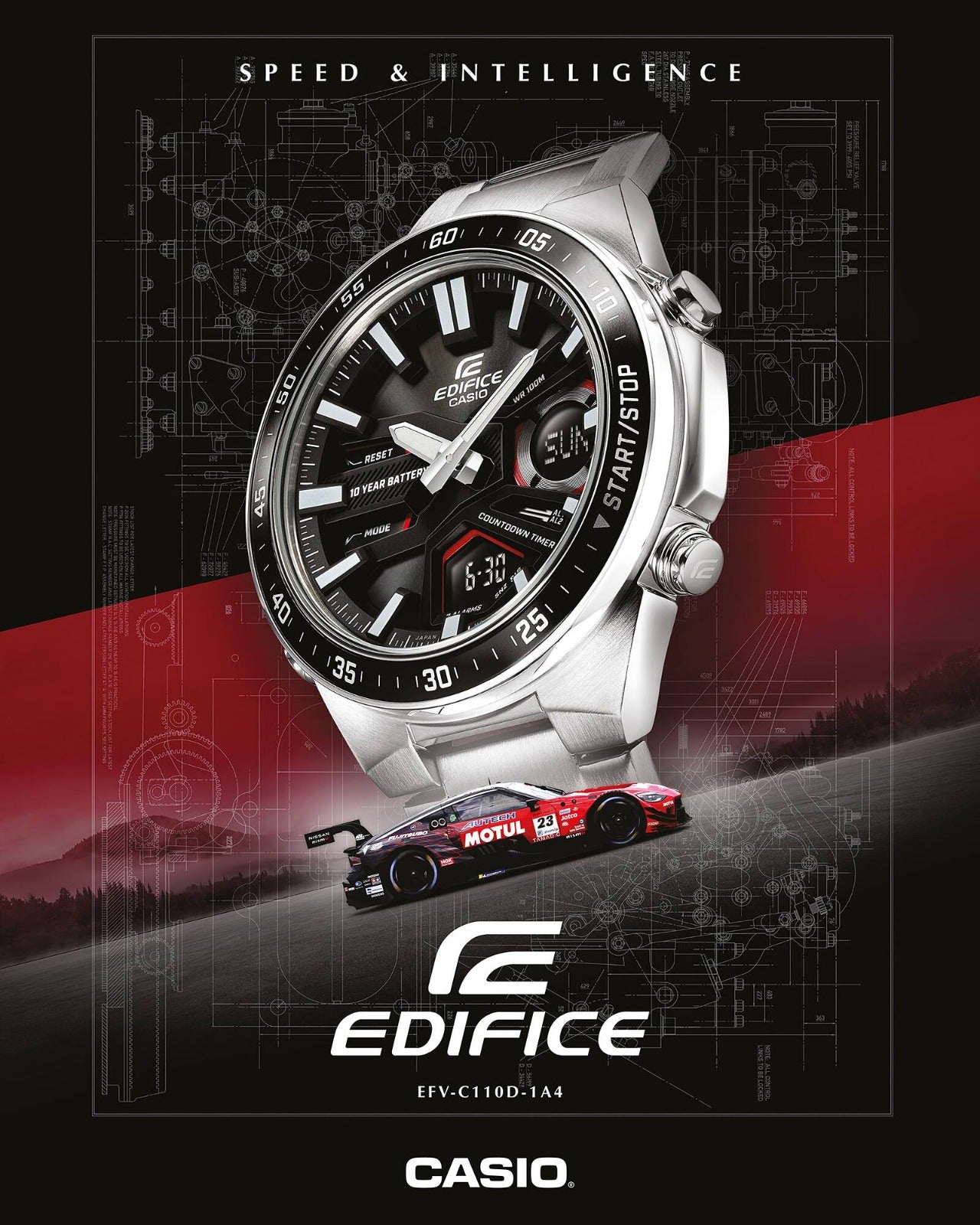 CASIO EDIFICE EFV-C110D-1A4 MODEL WATCHES - THE HAPPY BUY