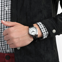 CASIO MTP-V006L Series Standard Analog Men’s Watch – Stainless Steel Case, Genuine Leather Band, Roman Numeral Dial, Date Display, Quartz Movement, 30M Water Resistance – Men’s Classic Dress Watch - THE HAPPY BUY