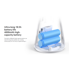 مروحة صغيرة قابلة لإعادة الشحن من شاومي