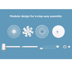 Xiaomi Smart Standing Fan 2 Pro – Wireless Portable DC Floor & Table Fan with 7+5 Double‑Layer Blades, 140° Ventilation, AI Voice & App Control