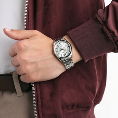 CASIO MTP-1335D Men’s Enticer Analog Watch – Stainless Steel Band, Day-Date Display, Classic Quartz Timepiece