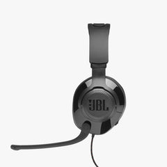 سماعة ألعاب JBL QUANTUM 300 هجينة سلكية فوق الأذن مع ميكروفون قابل للطي
