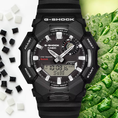 CASIO G-SHOCK GA-B010-1A Analog-Digital Men’s Watch, Shock Resistant, 200M Water Resistant, Black Resin Strap