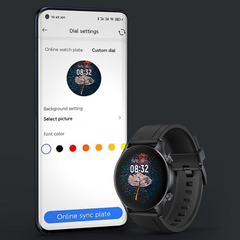 Haylou Solar RS3 Global Smart Watch – 1.2” AMOLED Display, Built-in GPS, SpO₂ & Heart Rate Monitoring, 14 Sports Modes, 5 ATM Waterproof, Sleep Tracking, 21-Day Battery – For Android & iOS