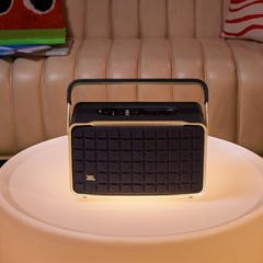 JBL Authentics 300 Wireless Home & Portable Speaker – 100 W Stereo, Wi‑Fi & Bluetooth, Built‑in Battery, Retro Design with Voice Assistant Support