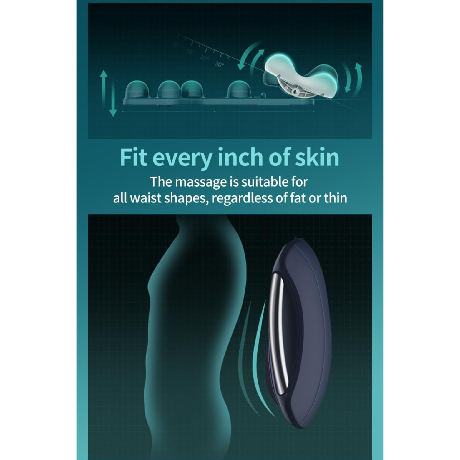 Philips PPM4501 Waist & Back Massager UK – 12‑Node 3D Floating Massage + 42 °C Hot Compress, 4 Modes, One‑Key Control - THE HAPPY BUY