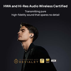 HUAWEI FreeBuds Pro 2 True Wireless Earbuds – Co-Engineered with Devialet, Hybrid ANC 2.0, Hi-Res Wireless (LDAC), Triple Mic + Bone Voice Pickup, Dual-Device, 30H Battery, IP54