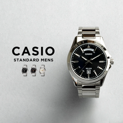 CASIO MTP-1370D Series Men’s Analog Watch – Stainless Steel Bracelet, Day & Date Display, Quartz Movement, Classic Business Design, Water Resistant
