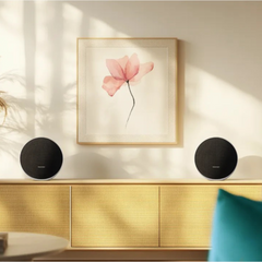 Harman Kardon Onyx Studio 9 – 50W Portable Stereo Bluetooth Speaker, Triple Tweeter 3‑Channel Audio, Built‑in Battery, Auracast Multi‑Speaker Connect