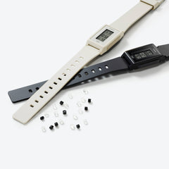 CASIO LF‑10WH POP Series Digital Watch – Slim Eco Resin Design, LED Backlight, Alarm, Stopwatch