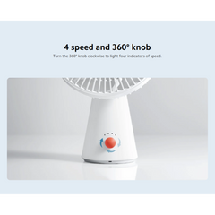 مروحة صغيرة قابلة لإعادة الشحن من شاومي