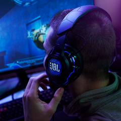 سماعة رأس احترافية للألعاب JBL QUANTUM ONE سلكية بمنفذ USB للكمبيوتر الشخصي مع رأس