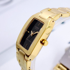 CASIO LTP-1165N Women’s Analog Watch – Gold Tone, Slim Rectangular Dial, Stainless Steel, Elegant Quartz Timepiece, Water Resistant