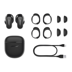 Bose QuietComfort Earbuds II – True Wireless Noise Cancelling Earbuds with CustomTune Sound Calibration, Aware Mode, Bluetooth, Clear Calls, IPX4, USB-C, 6+24H Battery