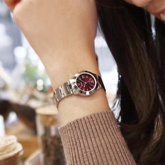 CASIO LTP-1241D Women’s Analog Watch – Stainless Steel Band, Elegant Dial, Date Display, Quartz Movement, Water Resistant