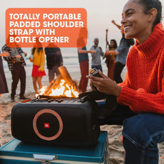 JBL PartyBox On‑The‑Go Portable Bluetooth Party Speaker – 100 W Loud JBL Pro Sound, Built‑In Lights & Wireless Mic, IPX4 Splash‑Proof, Up to 6 H Battery