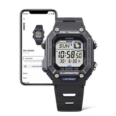CASIO WS-B1000 Series Digital Bluetooth Watch – Smartphone Pairing, Step Tracker, Stopwatch, 100M Water Resistant, Sports & Fitness Smartwatch