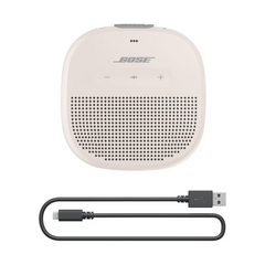 Bose SoundLink Micro Portable Bluetooth Speaker – Powerful Bass, IP67 Waterproof & Dustproof, Tear-Resistant Strap, 6-Hour Battery, Built-In Mic, USB-C, Party Mode