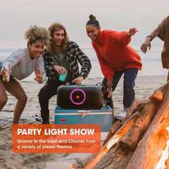 JBL PartyBox On‑The‑Go Portable Bluetooth Party Speaker – 100 W Loud JBL Pro Sound, Built‑In Lights & Wireless Mic, IPX4 Splash‑Proof, Up to 6 H Battery