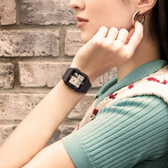 CASIO LF-20W POP Series Digital Watch – Twin-Graph LCD, Bio-Based Resin Band, World Time, 5 Alarms, LED Backlight, 3-Year Battery