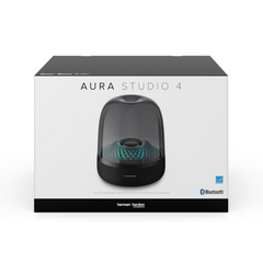 Harman Kardon Aura Studio 4 Bluetooth Home Speaker – 360° Sound, Transparent Dome with Diamond‑Effect Lighting, Premium Design & Recycled Materials