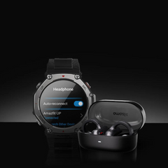 Amazfit Up Open-Ear Earbuds – Clip-On Design, AI Noise-Reduction Calls, Bluetooth Multipoint, IPX4 Splash Resistant, 6+18H Battery, Physical Buttons, Zepp Integration