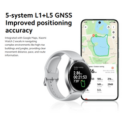 Xiaomi Watch 2 (Global) Smart Watch – 1.43″ AMOLED, Wear OS by Google, Snapdragon W5+ Gen 1, Dual-Band L1+L5 GPS, 32GB Storage, 5ATM, Up to 65-Hour Battery