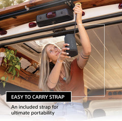 Sony SRS-XE200 Portable Bluetooth Speaker – IP67 Waterproof & Dustproof, 16-Hour Battery, Line-Shape Diffuser, Party Connect, Bluetooth 5.2