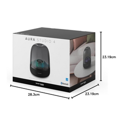 Harman Kardon Aura Studio 4 Bluetooth Home Speaker – 360° Sound, Transparent Dome with Diamond‑Effect Lighting, Premium Design & Recycled Materials