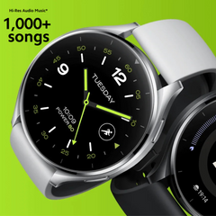 Xiaomi Watch 2 (Global) Smart Watch – 1.43″ AMOLED, Wear OS by Google, Snapdragon W5+ Gen 1, Dual-Band L1+L5 GPS, 32GB Storage, 5ATM, Up to 65-Hour Battery