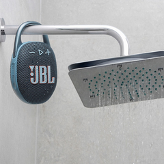 JBL Clip 5 Ultra-Portable Bluetooth Speaker – IP67 Waterproof/Dustproof, 12-Hour Battery + Playtime Boost, Wide Carabiner, PartyBoost, App EQ