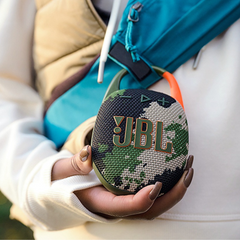 JBL Clip 5 Ultra-Portable Bluetooth Speaker – IP67 Waterproof/Dustproof, 12-Hour Battery + Playtime Boost, Wide Carabiner, PartyBoost, App EQ