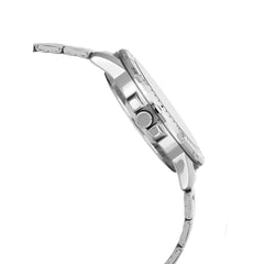 Casio MTP‑VD01D‑3BVUDF Men’s Analog Watch – Green Dial, Stainless Steel, 50 m Water Resistant, Date Display